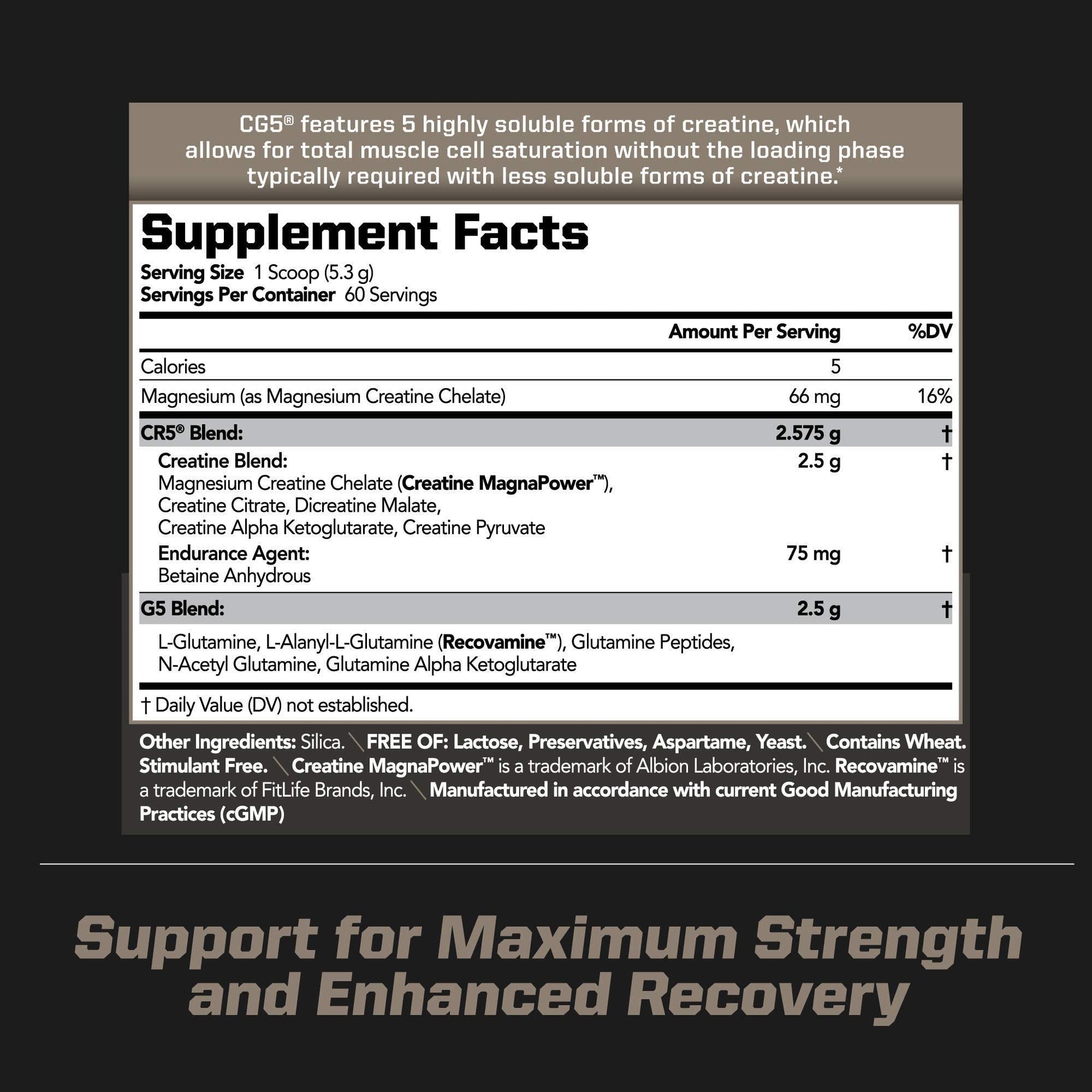 PMD Sports Ultra Pump Fuel Insanity - Pre Workout - Tropical Orange Mango (30 Servings) Sports CG5 Premium Creatine and L-Glutamine Powder (60 Servings)