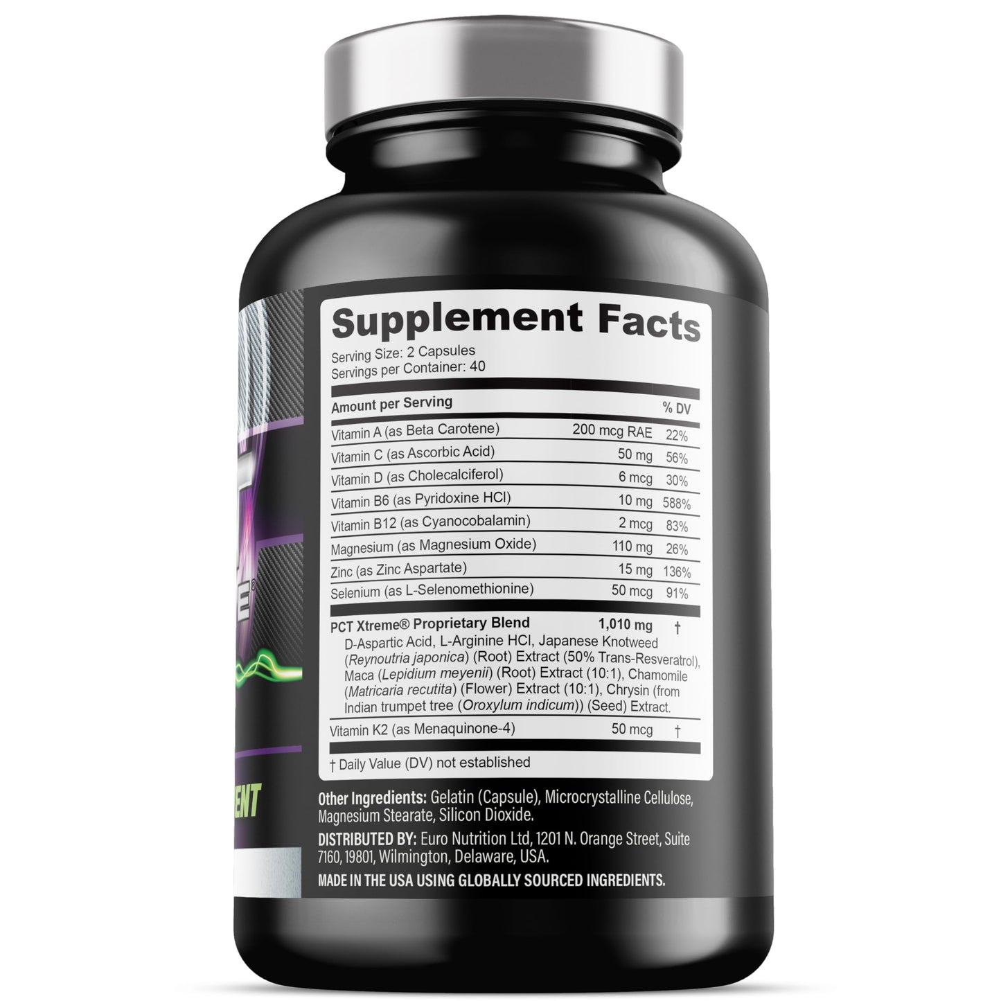 Iron Labs Nutrition PCT Xtreme - PCT Supplement for Men - 30 Day Course - Post Cycle Support Booster (80 Capsules) Iron Labs NutritionBuy Supplements Australia