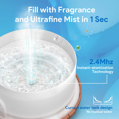 ASAKUKI 500ml Premium, Essential Oil Diffuser with Remote Control, 5 in 1 Ultrasonic Aromatherapy Fragrant ASAKUKIBuy Supplements Australia
