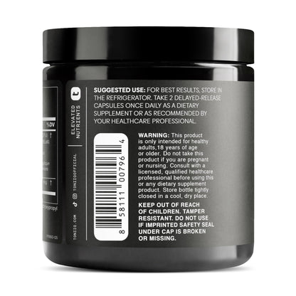 Toniiq 200 Billion CFU Probiotic Supplement 30 Verified Third-Party Tested Strains - Fully Shelf-Stable Probiotics Formula