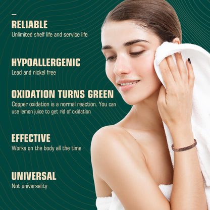 FASCIO Copper Bracelets and Copper Ring for Women Men,Adjustable Magnetic Lymphatic FASCIOBuy Supplements Australia