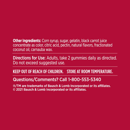 Ocuvite Vitamin & Mineral Supplement for Eye Health Adult Gummies OcuviteBuy Supplements Australia