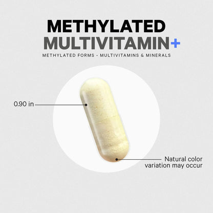 Codeage Methylated Multivitamin Supplement - B-Vitamin, Vitamins A, C, D, E, K2, B12 Methylcobalamin - L-Methylfolate - Magnesium, CoQ10, DIM, Probiotics CodeageBuy Supplements Australia