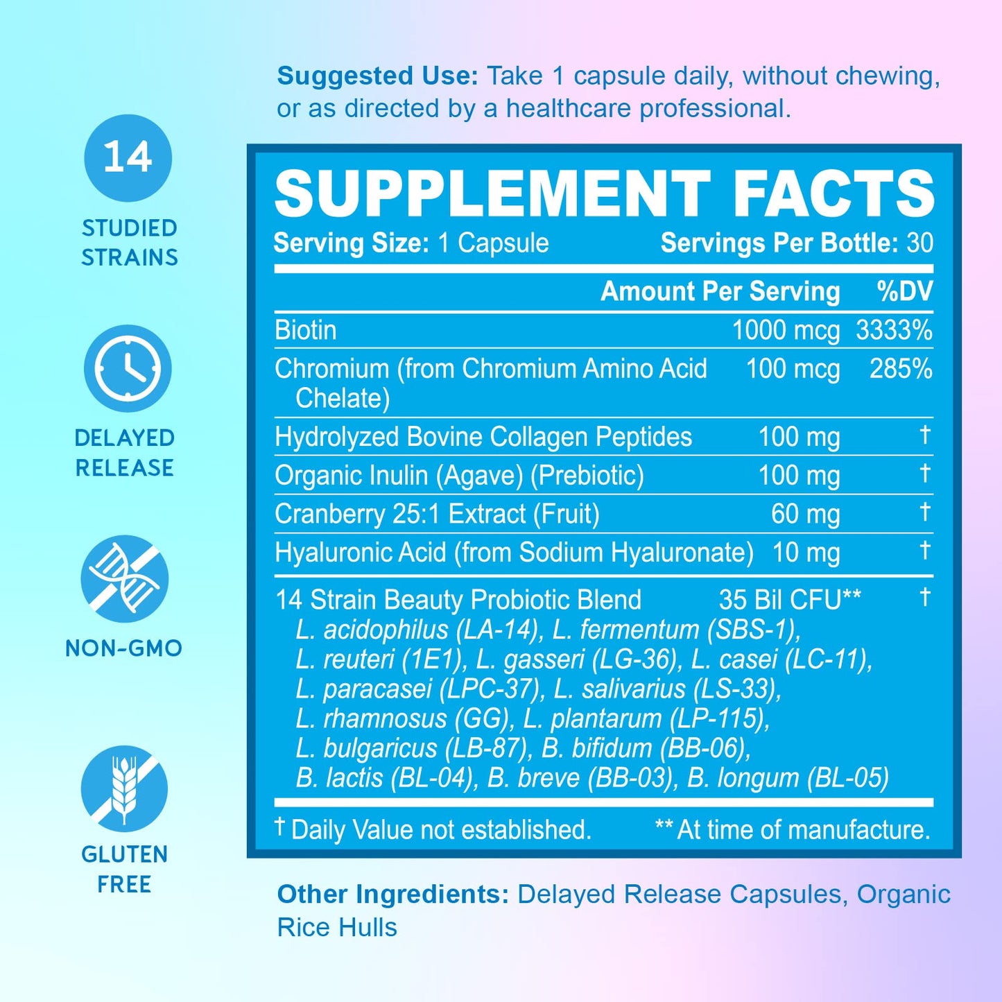 BioEmblem Beauty Probiotics for Women and Joint Support BioEmblemBuy Supplements Australia