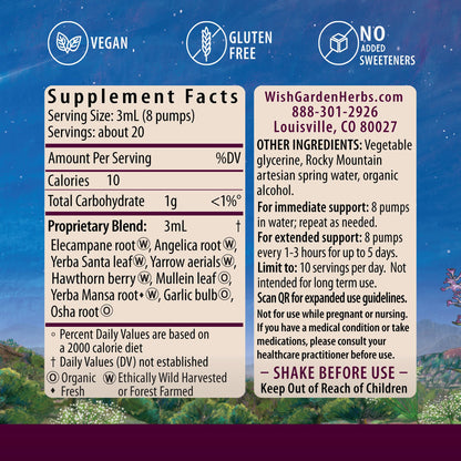 WishGarden Herbs Deep Lung & Bronchial Support - Natural Lung Support Supplement WishGardenBuy Supplements Australia