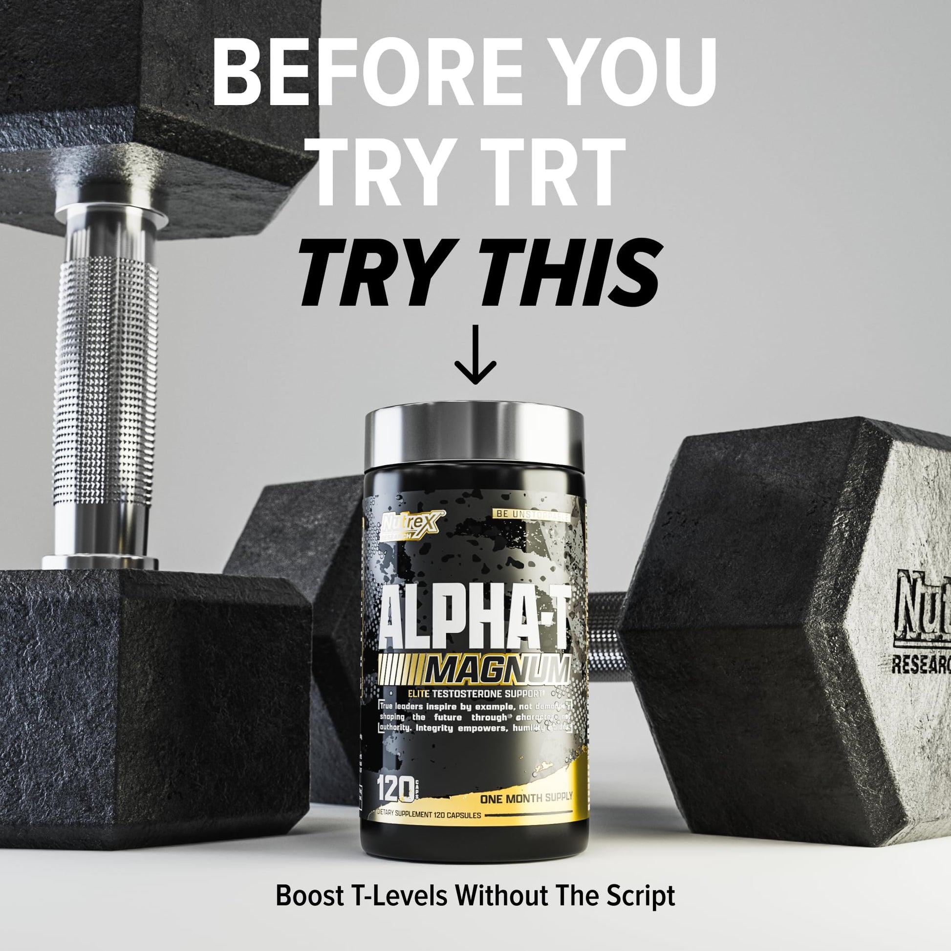 Nutrex Research Alpha-T Magnum Testosterone Support for Men | Anabolic Supplement with Tongkat Ali, Fadogia Agrestis, Shilajit and Ashwagandha | Muscle Builder for Strength, Growth & Hormone Balance Nutrex ResearchBuy Supplements Australia
