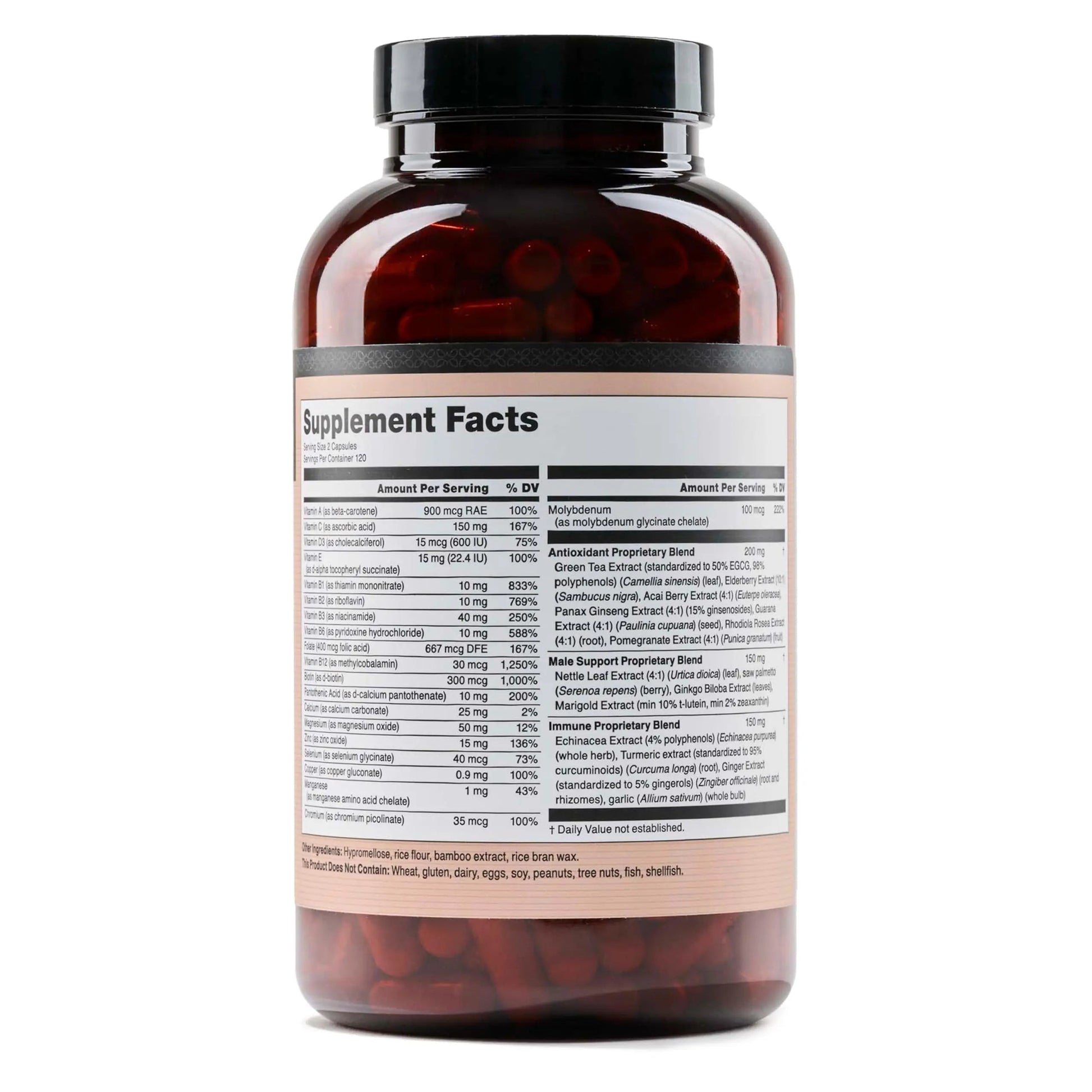 NatureWise Multivitamin for Men - Daily Male Support - Minerals & Herbs for Energy, Performance, Immunity - with Vitamin A, C, D, B-Complex NatureWiseBuy Supplements Australia