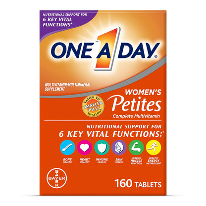 One A Day Women’s Petites Multivitamin,Supplement with Vitamin A, C, D, E and Zinc for Immune Health Support, B Vitamins, Biotin, Folate (as folic acid) ONE A DAYBuy Supplements Australia