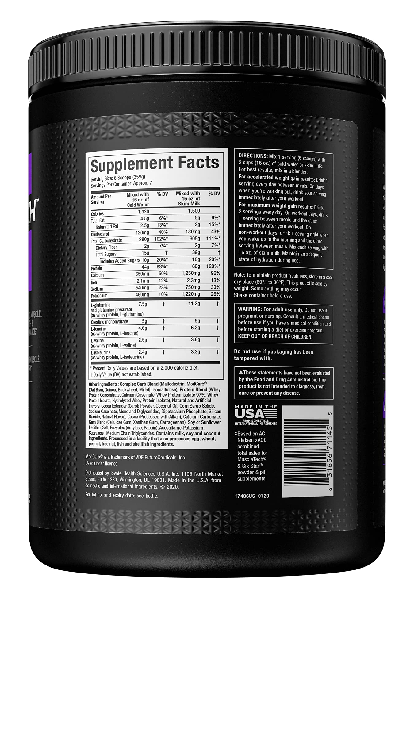 Mass Gainer MuscleTech 100% Mass Gainer Protein Powder Protein Powder for Muscle MuscleTechBuy Supplements Australia