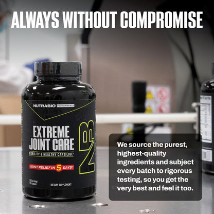 NutraBio Extreme Joint Care - Joint Support Supplement - Joint Health Supplement, Supports Joints, Mobility, and Cartilage - 120 Capsules NutraBioBuy Supplements Australia