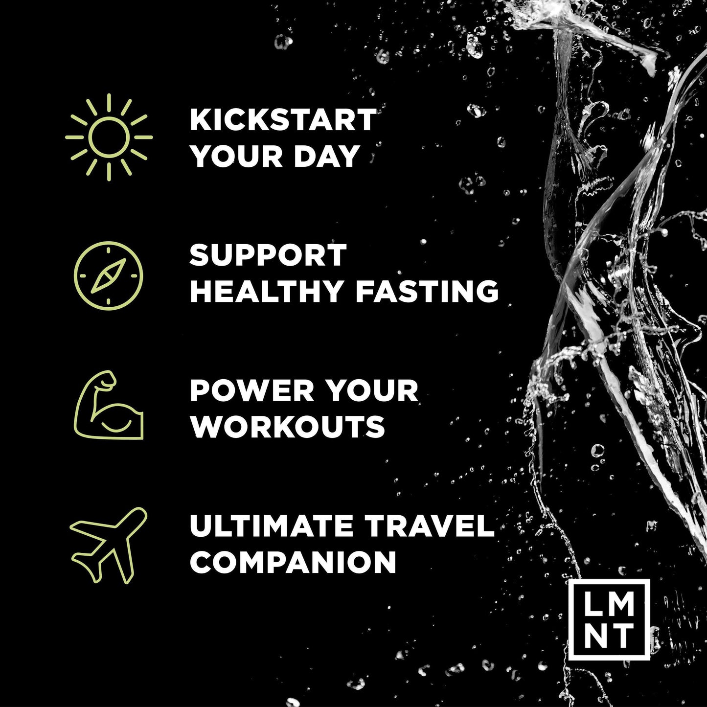 LMNT Zero-Sugar Electrolytes - Citrus Salt - Hydration Powder Packets | No Dodgy Ingredie Drink LMNTBuy Supplements Australia