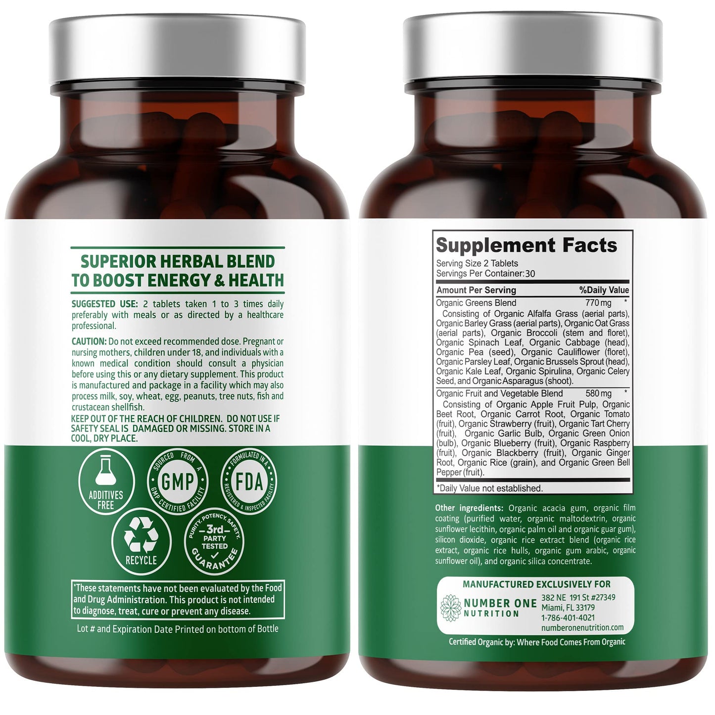 N1N Premium Organic Superfood Greens [28 Powerful Ingredients] Natural Fruit and Veggie Number One NutritionBuy Supplements Australia
