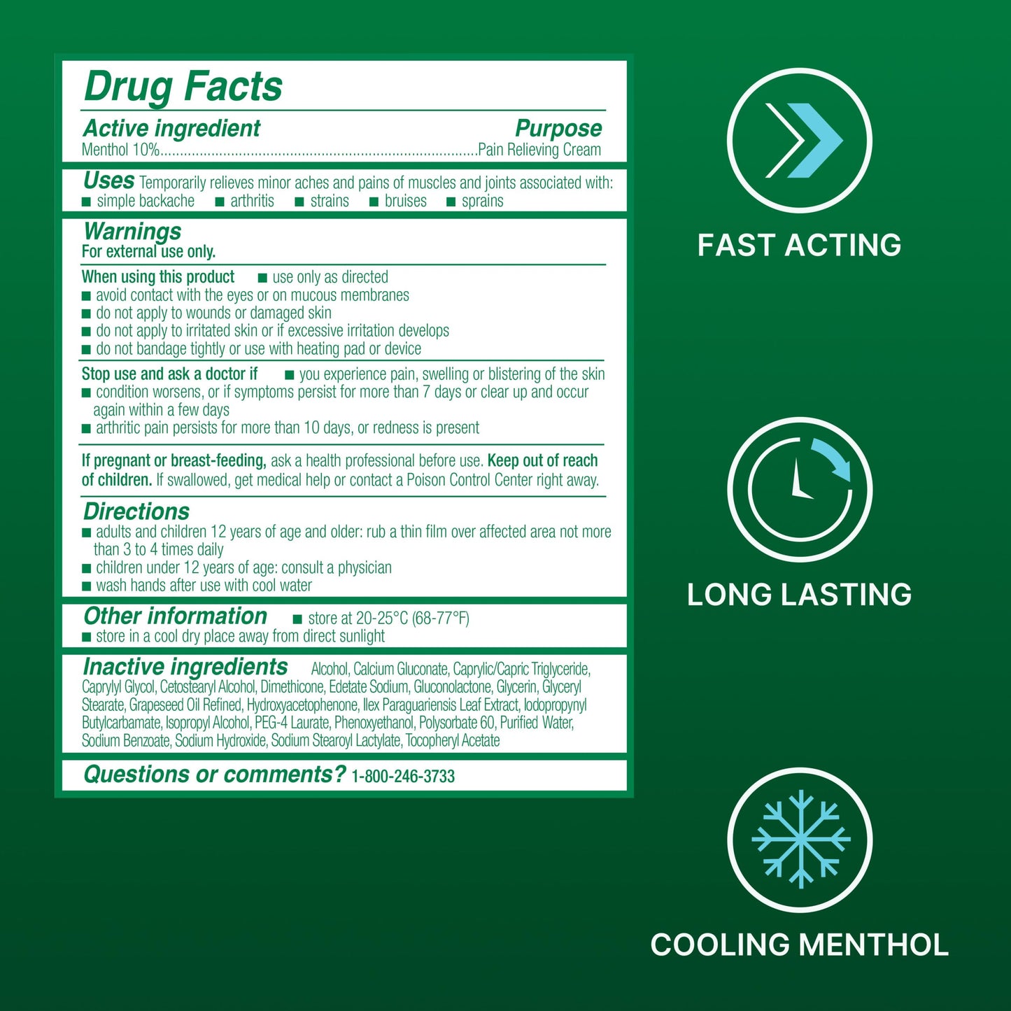 Biofreeze Pain Relief Cream for Knee, Neck, Hip, Joint, Shoulder, & Simple Backache, Arthritis Pain Reliever, Sore Muscle Relief, Cooling Menthol Pain Cream, 3 Oz BiofreezeBuy Supplements Australia