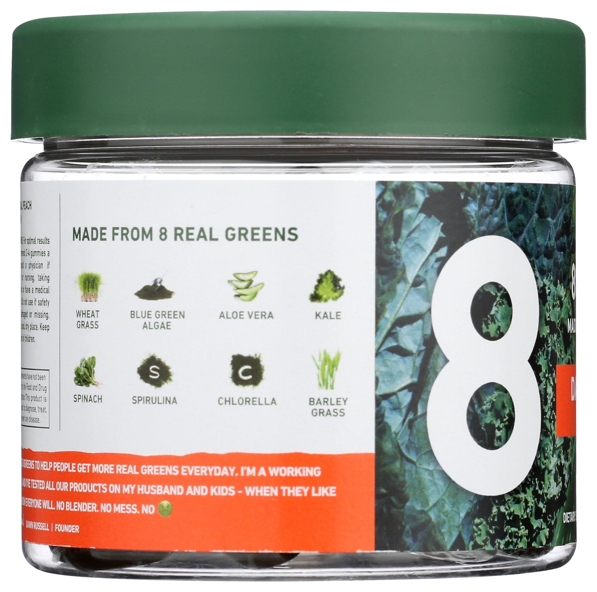 8Greens Daily Greens Gummies - Superfood Booster, Energy & Immune Support - Maple Wellness Supplements