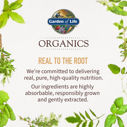 Garden of Life Organics Men's Gummy Vitamins - Berry - Certified Organic, Non-GMO, Vegan, Kosher Complete Multi - Methyl B12, C & D3 - Gluten