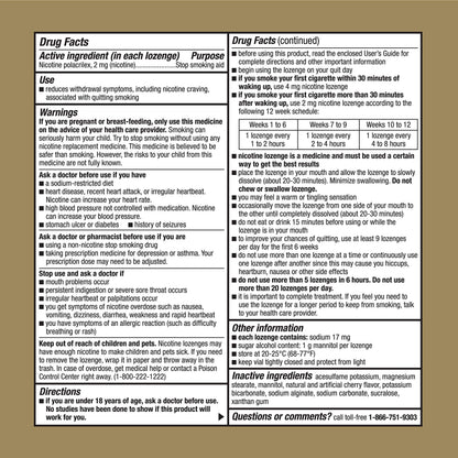 GoodSense Nicotine Polacrilex Lozenge, 2 mg (nicotine), Stop Smoking Aid GoodSenseBuy Supplements Australia
