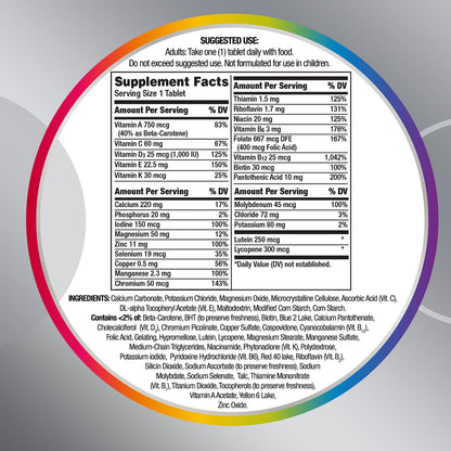 Centrum Silver Multivitamin for Adults 50 Plus, Multivitamin/Multimineral Supplement, Vitamin D3, B-Vitamins, Gluten Free CentrumBuy Supplements Australia