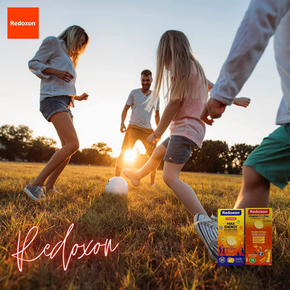 Redoxon Max Energy, Helps Support Inmune System, Citrus Flavor, 20 Effervescent Tablets, 2.82 Oz, Box Redoxon