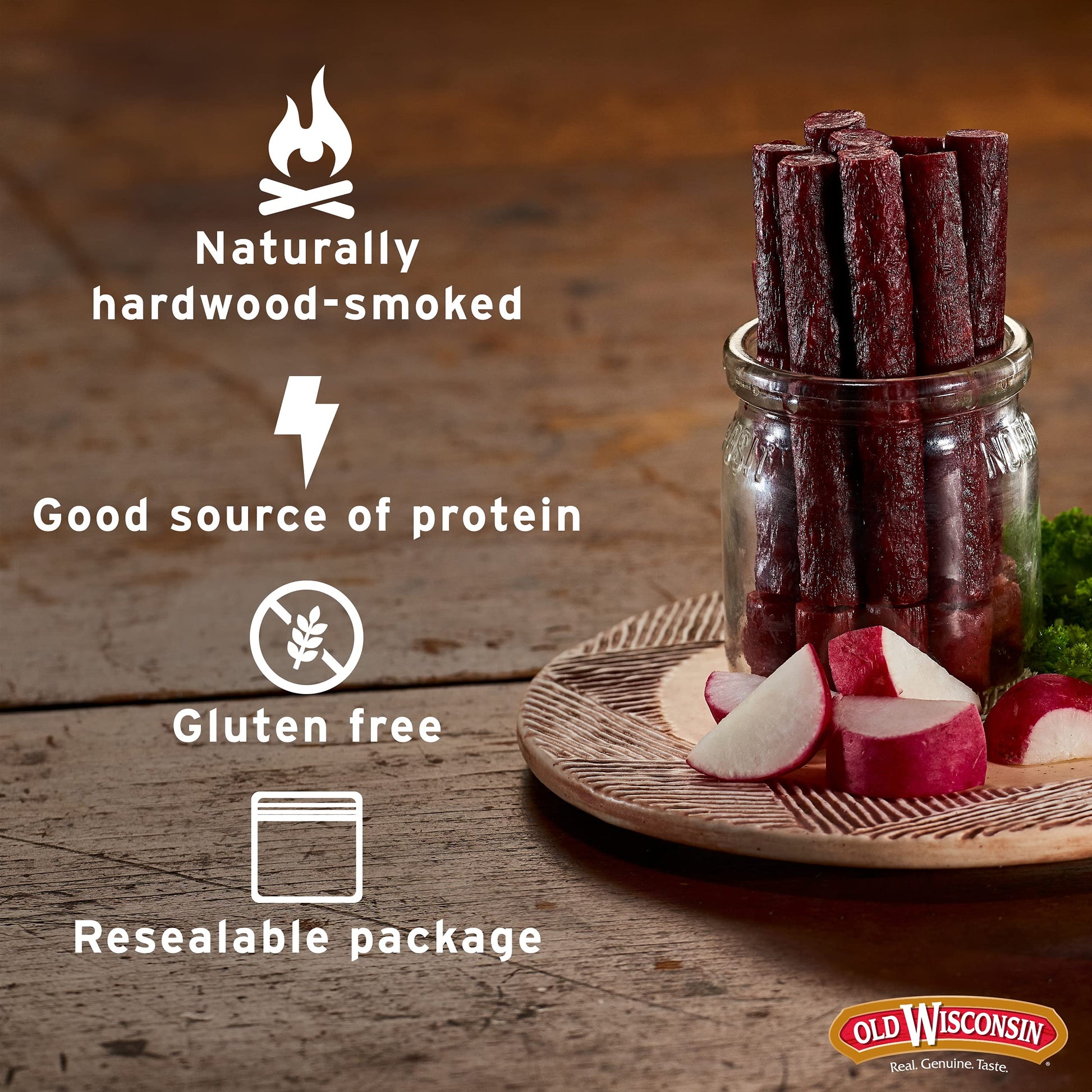 Old Wisconsin Turkey Sausage Snack Sticks, Naturally Smoked, Ready to Eat, High Protein Old WisconsinBuy Supplements Australia
