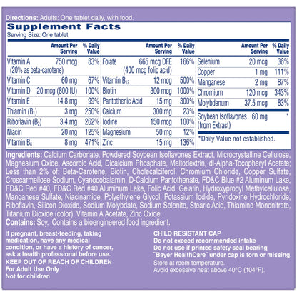 One A Day Women's Menopause Multivitamin with Vitamin A, Vitamin C, Vitamin D, Vitamin E and Zinc ONE A DAYBuy Supplements Australia