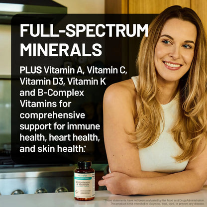 [1] NatureWise Multivitamin for Women Stress Support & Natural Minerals - 60 Ct[30-Day Supply] + [1] Omega 3 Fish Oil 1000mg + Vitamin E - Wild-Caught - 60 Softgels[30-Day Supply] NatureWiseBuy Supplements Australia