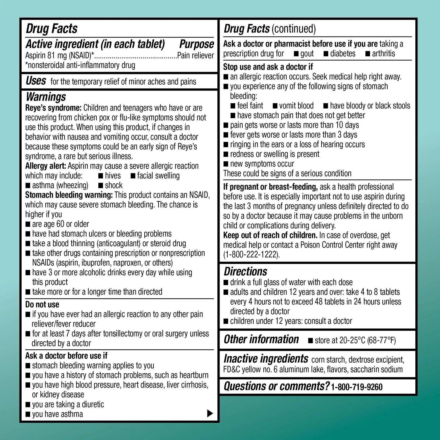 Amazon Basic Care Low Dose Aspirin 81 mg Chewable Tablets, Pain Reliever for Minor Aches, Orange Flavor, 36 Count Amazon Basic CareBuy Supplements Australia