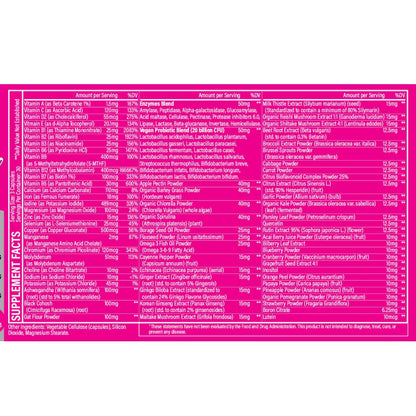 Whole Nature Whole Food Multivitamin for Women Womens Multi Vitamin with Folate, B12 Methyl, Vitamins, Minerals, Probiotics and Omegas Whole NatureBuy Supplements Australia