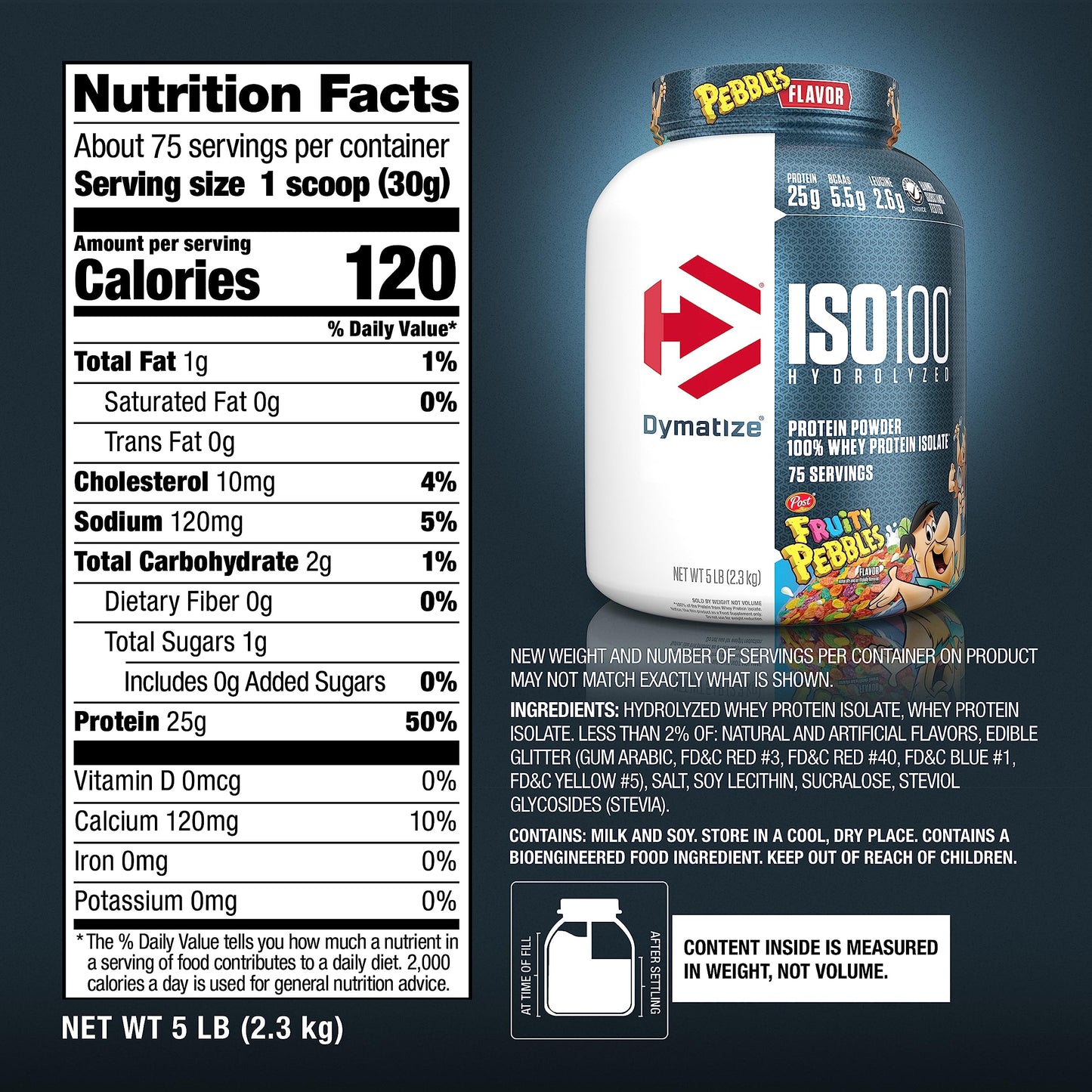Dymatize ISO100 Hydrolyzed Protein Powder, 100% Whey Isolate, 25g of Protein, 5.5g DymatizeBuy Supplements Australia