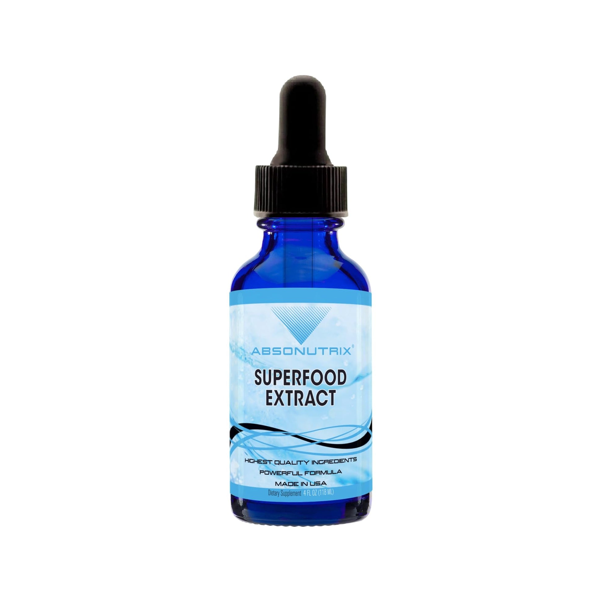 Absonutrix Superfood Extract 390 mg, 4 Oz Liquid, 302 Servings, Made in USA, Quick Absorption, Quality Potent Ingredients, Non-GMO, GMP Certified, Cruelty-Free Products - Maple Wellness Supplements
