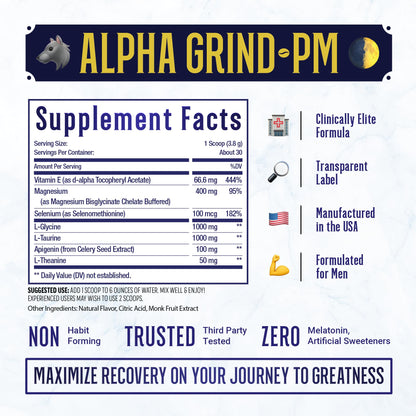 Advanced Sleep Supplement for Men, Nootropic Night Time Burner & Anabolic Recovery - Maple Wellness Supplements
