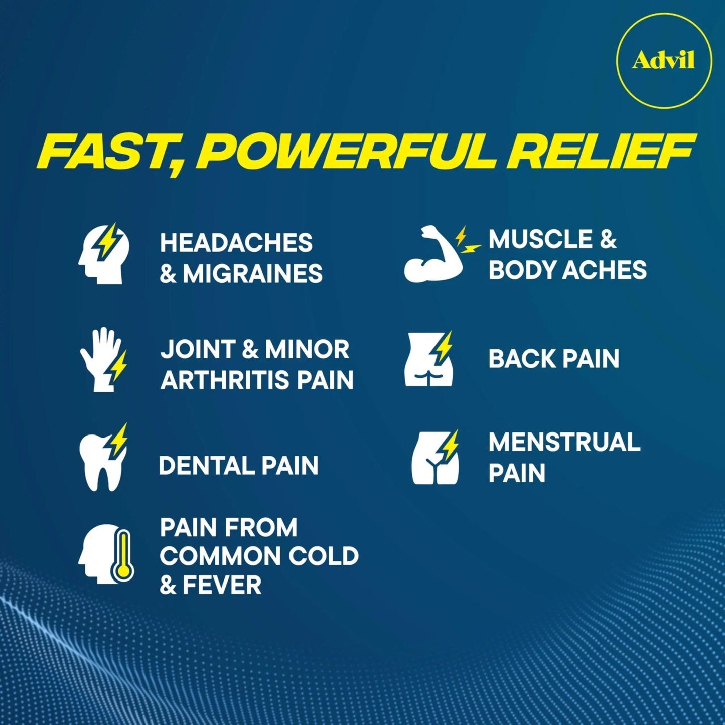 Advil Liqui-Gels Pain Reliever and Fever Reducer, Pain Medicine for Adults with Ibuprofen 200mg for Headache, Backache, Menstrual Pain and Joint Pain Relief - 160 Liquid Filled Capsules - Maple Wellness Supplements