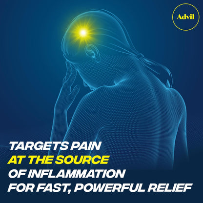 Advil Pain Reliever and Fever Reducer, Ibuprofen 200mg for Pain Relief - 300 Count, Advil PM Pain Reliever and Nighttime Sleep Aid, Ibuprofen for Pain Relief and Diphenhydramine Citrate - 2 Count - Maple Wellness Supplements