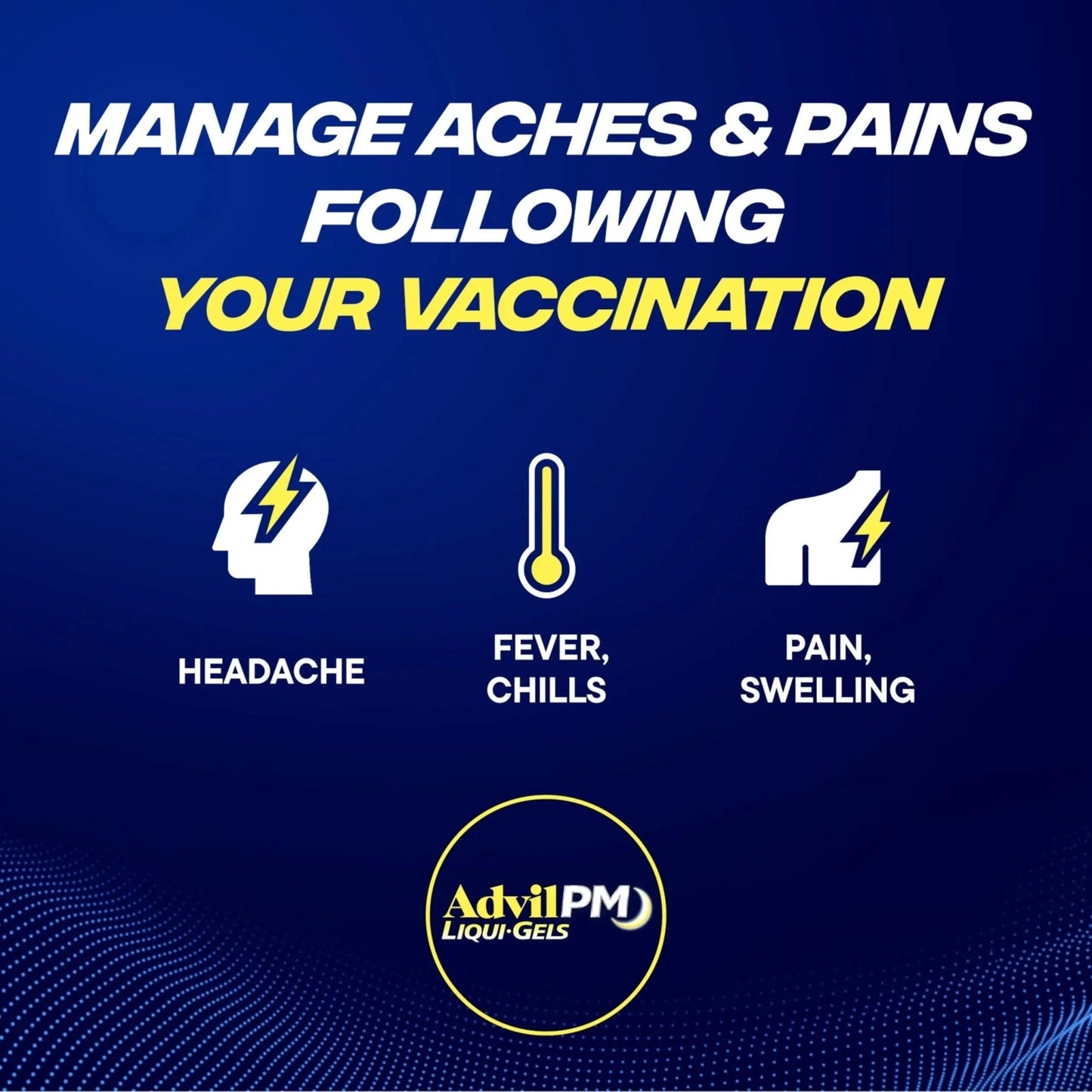 Advil PM Liqui-Gels Pain Reliever and Nighttime Sleep Aid, Pain Medicine with Ibuprofen for Pain Relief and Diphenhydramine HCL for a Sleep Aid - 2x80 Liquid Filled Capsules - Maple Wellness Supplements