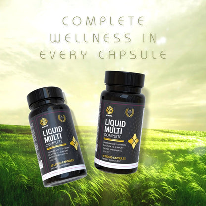 ALNIMA Halal Liquid Multivitamin Complete – Energy & Immune Support with 29 Essential Nutrients | 60 Liquid Capsules – Halal Certified - Maple Wellness Supplements