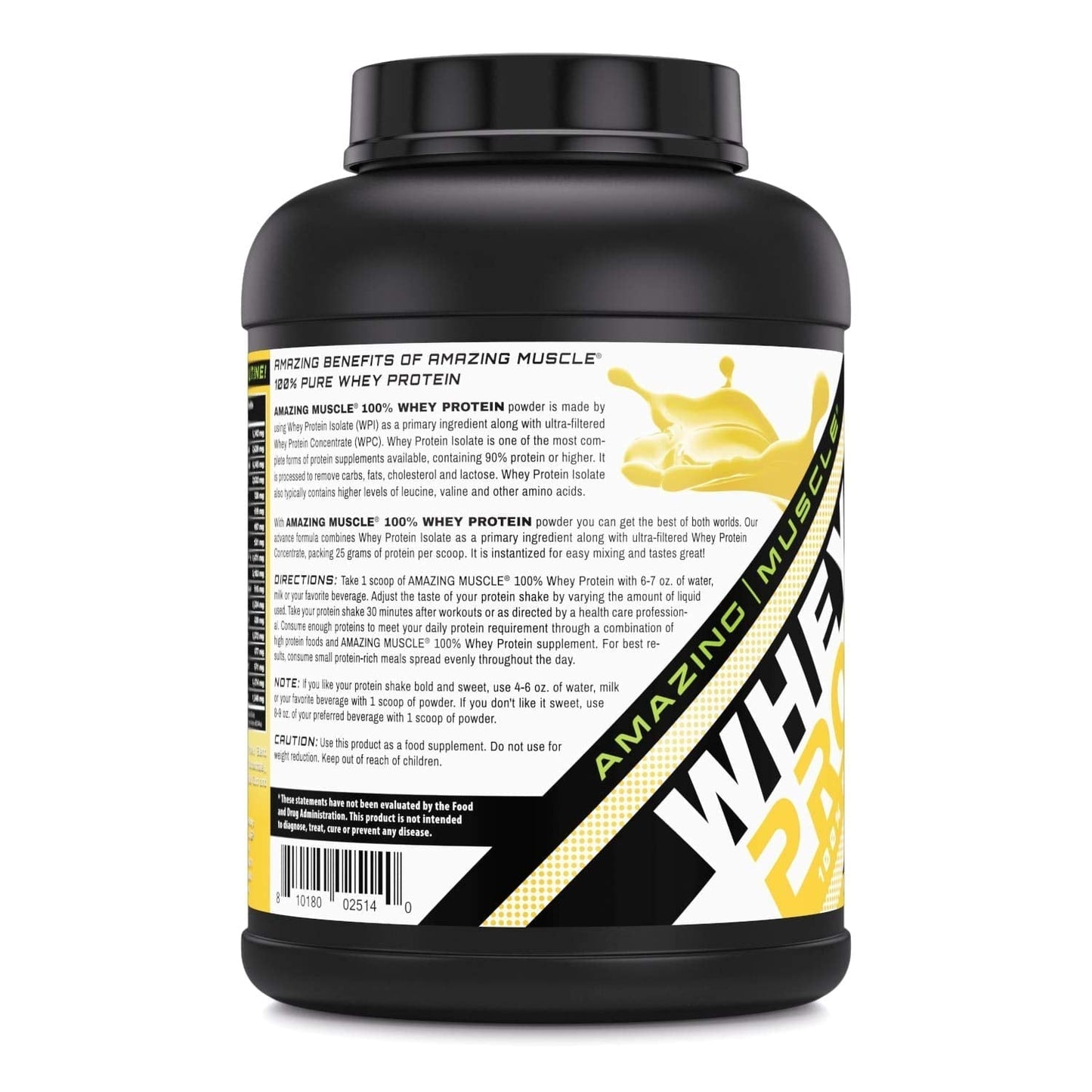 Amazing Muscle 100% Whey Protein Powder *Advanced Formula with Whey Protein - Maple Wellness Supplements