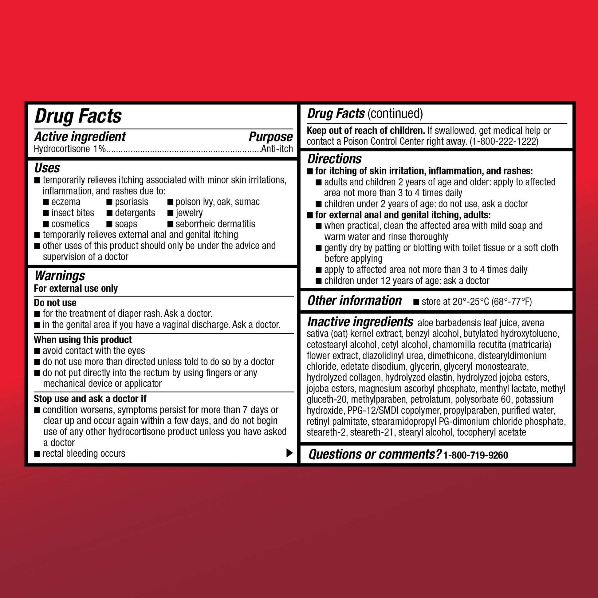 Amazon Basic Care Maximum Strength Anti-Itch Cream, Hydrocortisone 1 Percent Intensive Healing Formula, 1 ounce (Pack of 1) - Maple Wellness Supplements