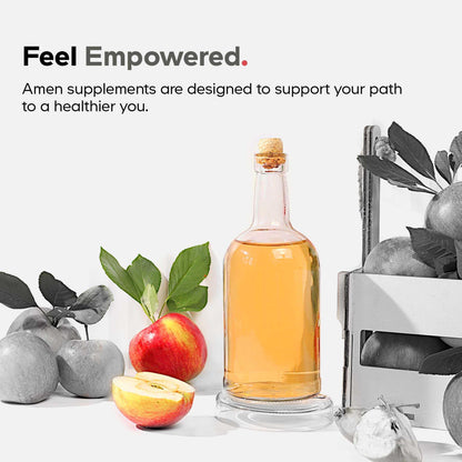 Amen Probiotics Supplement, SBO Probiotic and Organic Prebiotics, 50 Billion CFUs, Shelf Stable, No Refrigeration Required, Flora Daily Probiotic Formula for Women & Men - Maple Wellness Supplements