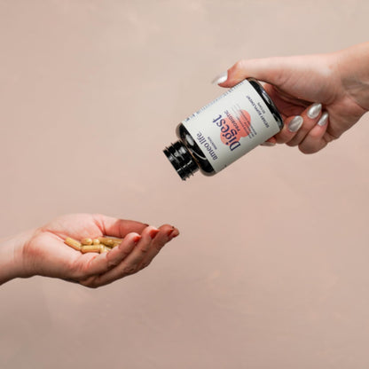 Ameo Life Probiotic for Digestive & Gut Health – Bacillus Subtilis & Bacillus Coagulans with Aloe Vera, Turmeric, Psyllium, Slippery Elm - Maple Wellness Supplements