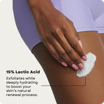 AmLactin KP Bumps Be Gone - Therapeutic Body Cream for Keratosis Pilaris - No-Scrub Exfoliator and Body Moisturizer - Maple Wellness Supplements