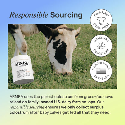 ARMRA Colostrum™ Premium Powder, Grass Fed, Gut Health Bloating Immunity Skin & Hair, Contains 400+ Bioactive Nutrients, Keto, Gluten & Fat Free (Vine Watermelon Bundle | 120 Servings) - Maple Wellness Supplements