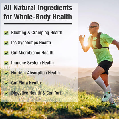 Ascuoli Probiotics for Women & Men - 300 Billion CFU, 24 Strains Probiotics + 15 Organic Herbs Blend, Daily Probiotic for Digestive Health, - Maple Wellness Supplements