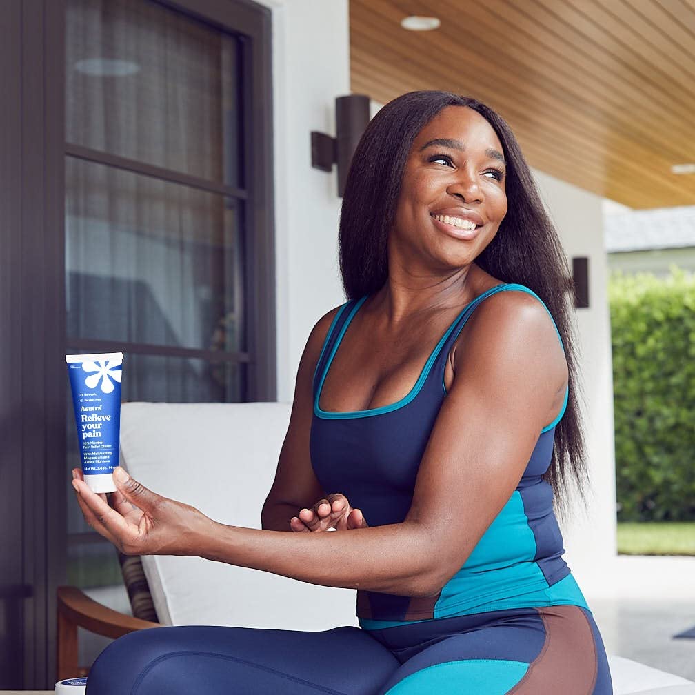 ASUTRA Muscle Pain Relief Cream, Cooling Menthol with Moisturizing Magnesium and Arnica Montana Oil, 3.4 oz - Maple Wellness Supplements