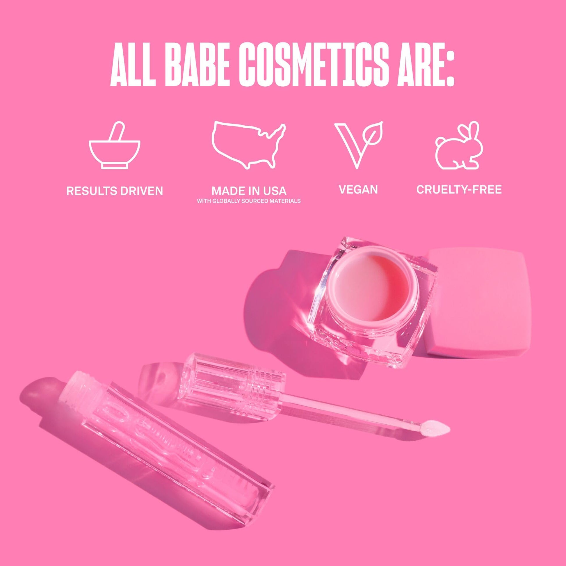 Babe Original Babe Glow Fragrance-Free Lip Sleeping Mask for Softer Lips, Hyaluronic Acid & Antioxidant Infused for Smoothe - Maple Wellness Supplements