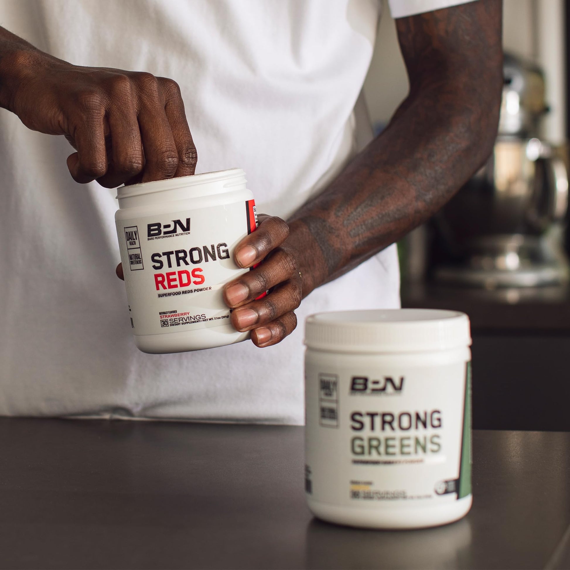 BARE PERFORMANCE NUTRITION BPN Strong Greens Superfood Powder, Strong Joints & Strong Multi-Vitamin Bundle - Maple Wellness Supplements