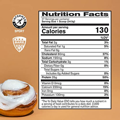 BARE PERFORMANCE NUTRITION, BPN Whey Protein Powder, Whey Protein Concentrate - Maple Wellness Supplements