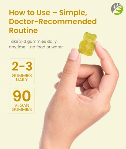 BariSlim Bariatric Calcium Gummies - Specially Formulated Bariatric Vitamins for Patients After Weight Loss Surgery - Supports Energy Levels & Bone Health | Peach (90 Vegan Gummies) - Maple Wellness Supplements