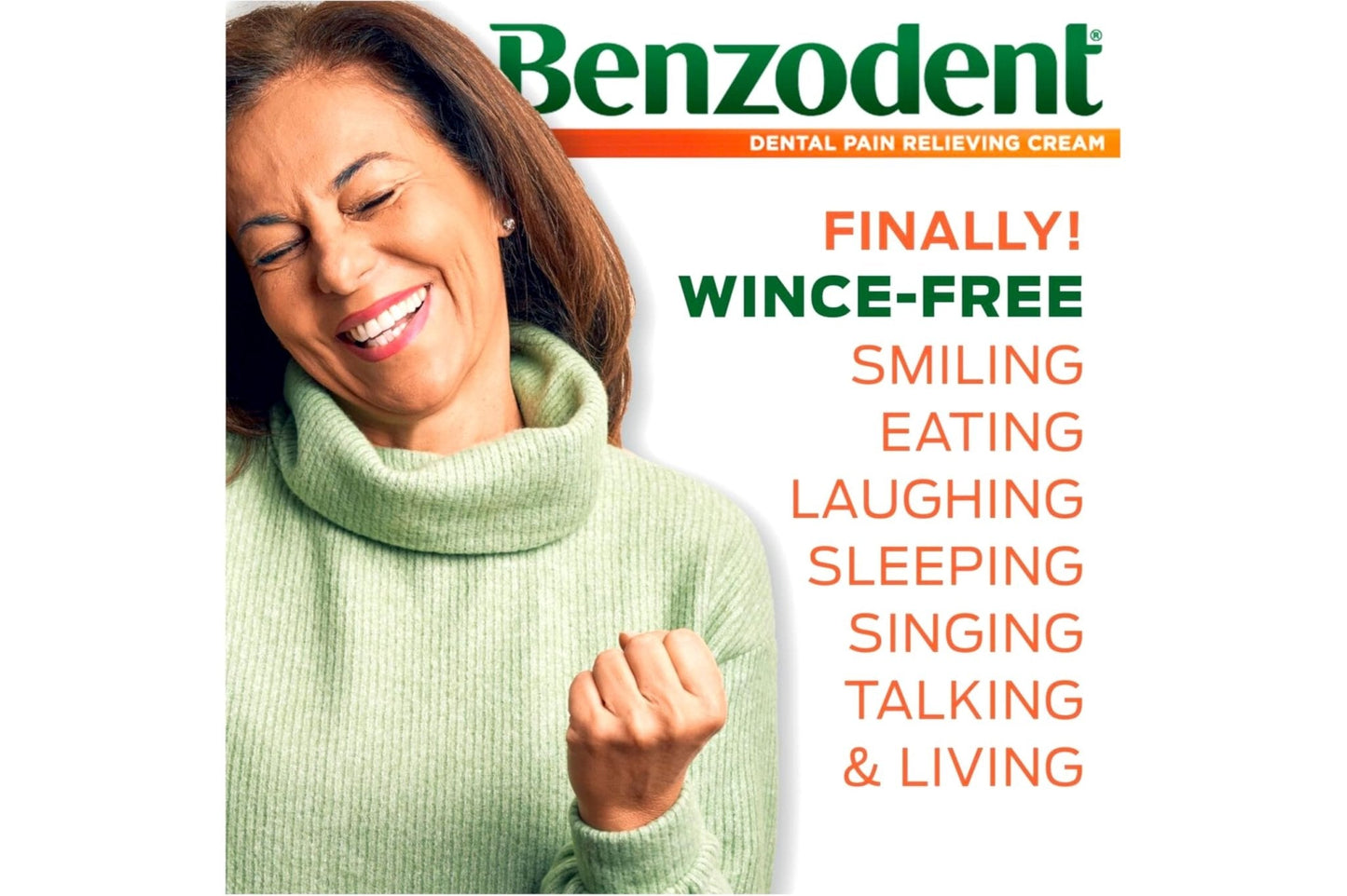 Benzodent Dental Pain Relieving Cream, 1 Ounce - Pack of 3 - Maple Wellness Supplements