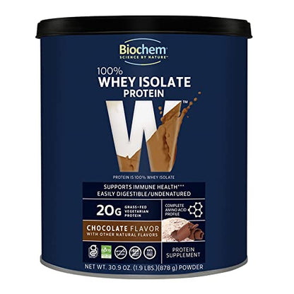 Biochem, Whey Protein Powder, 20g of Protein to Support Muscles and Intense Workouts - Maple Wellness Supplements
