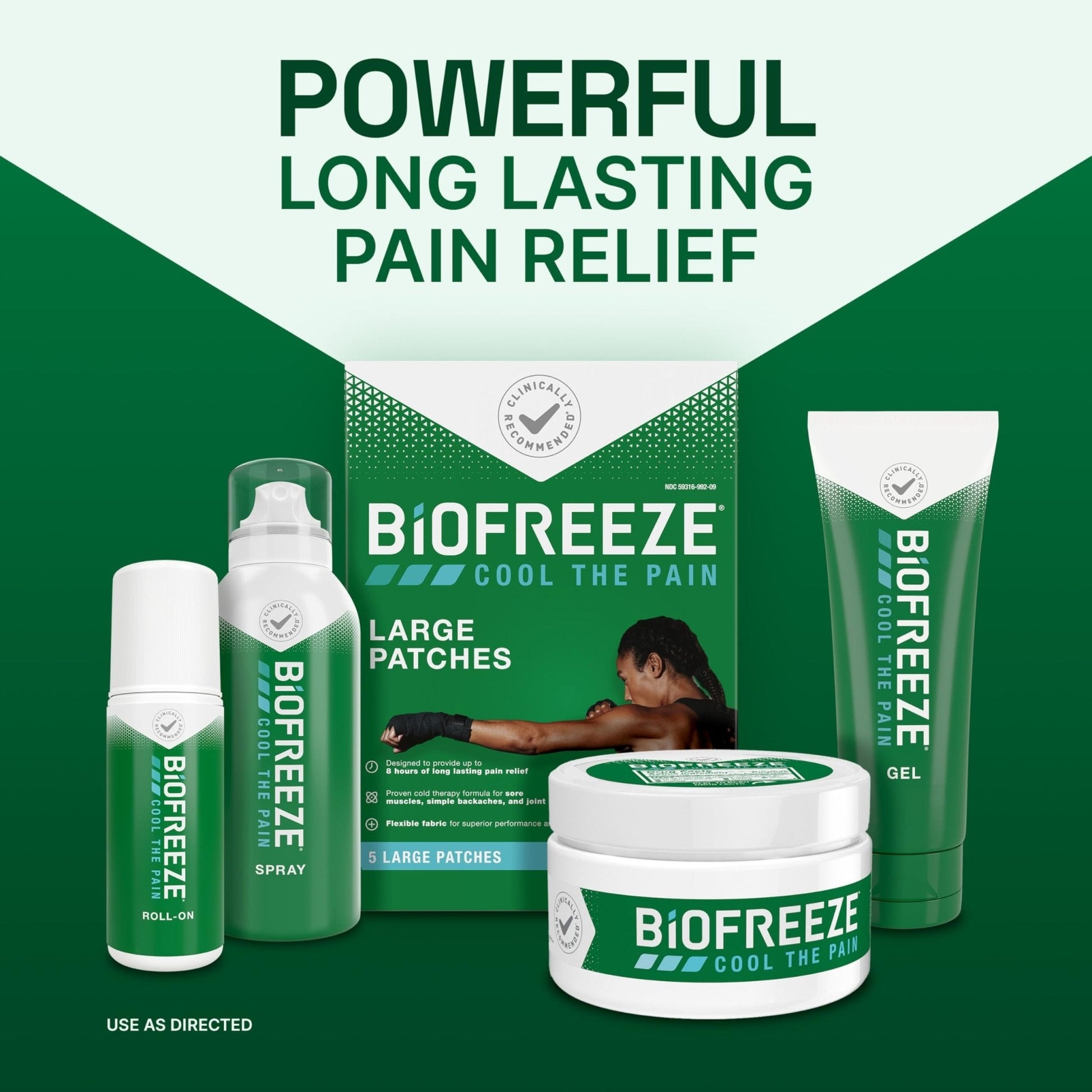 Biofreeze Menthol Pain Relieving Spray 3 FL OZ Colorless Aerosol Spray for Pain Relief Associated with Sore Muscles, Arthritis, Simple Backaches, and Joint Pain (Packaging May Vary) - Maple Wellness Supplements