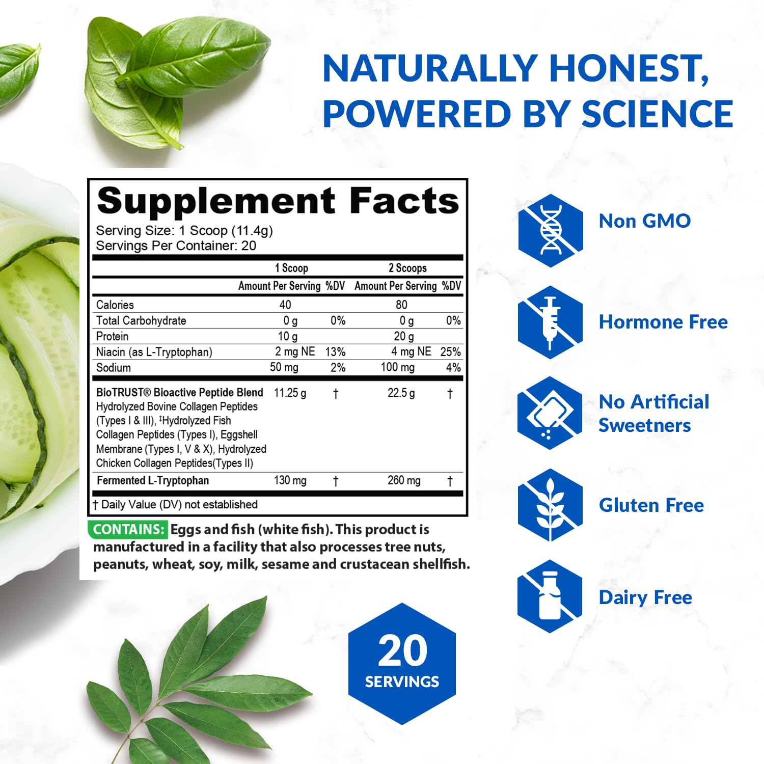 BioTrust Ageless Multi Collagen Peptides Powder - 5 Types (I, II, III, V, X) - Unflavored Collagen Powder for Women & Men - Hydrolyzed Protein - Maple Wellness Supplements